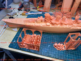 3d Printed 1/700 Italian Andrea Doria Battleship(full Hull/waterline)